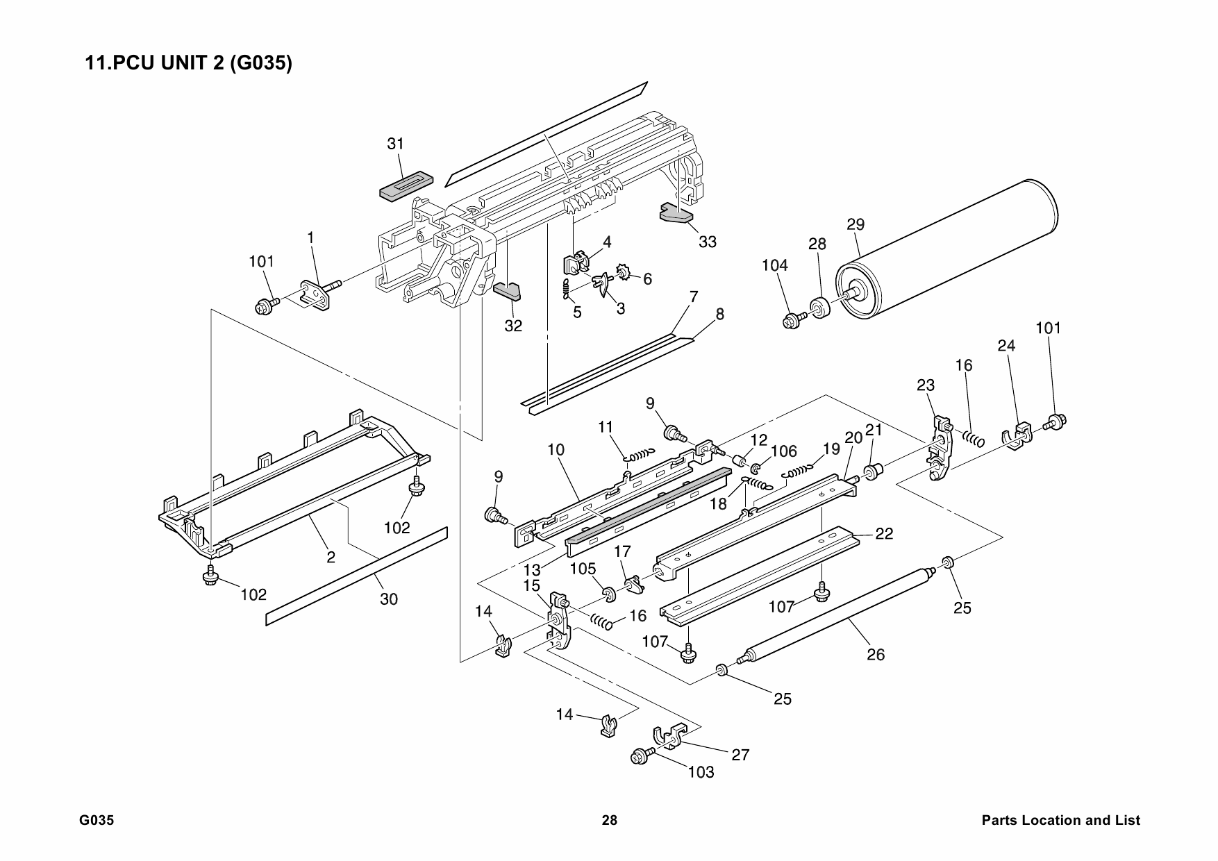 RICOH Aficio AP-4500 G035 Parts Service Manual-6